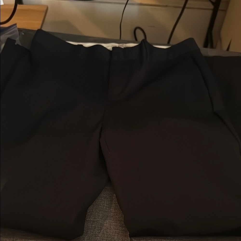 crown & ivy Black Straight Leg Pants